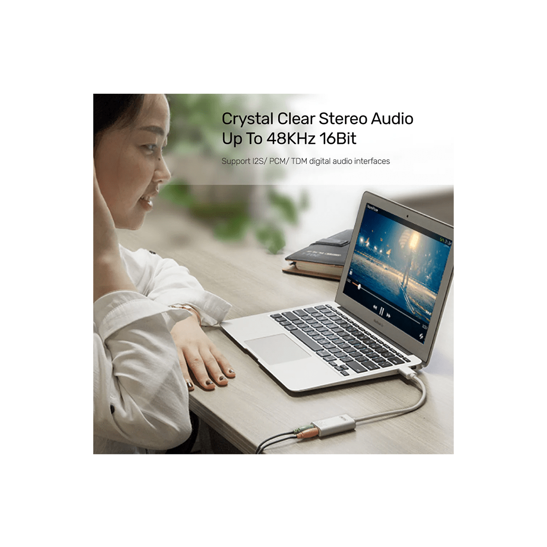 Unitek USB 2.0 External Sound Card Adapter for Stereo Audio in Qatar Unitek USB 2.0 External Sound Card Adapter for Stereo Audio in Qatar